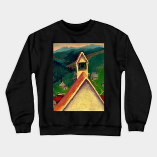 High Resolution Church Bell Ward Colorado by Georgia O'Keeffe Crewneck Sweatshirt